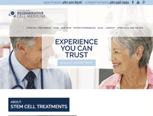 Tablet Screenshot of mystemcelltherapy.com